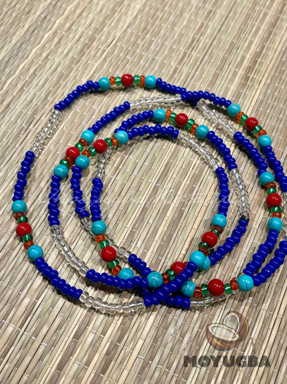 OLOKUN Necklace/Eleke/Collar Santeria/Yoruba